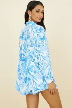 Shirts|Long Sleeve>Hello Molly Summer Sweethearts Top Blue