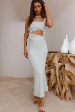 Spring Break Dresses|Summer Dresses>Hello Molly Sunday Smiles Maxi Dress Green