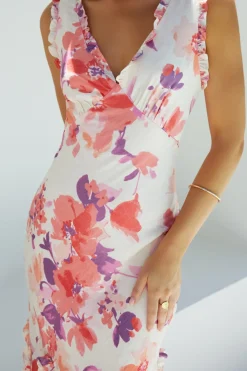 Wedding Guest Dresses|Formal Dresses>Hello Molly Sun-kissed Charm Floral Maxi Dress