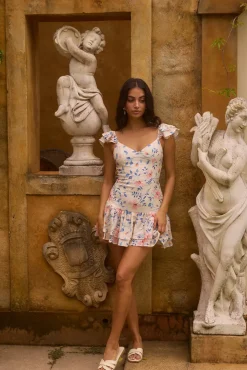 Date Night Dresses|Brunch Dresses>Hello Molly Sunkissed Garden Mini Dress