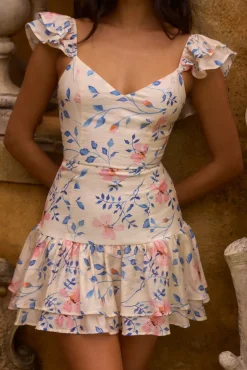 Date Night Dresses|Brunch Dresses>Hello Molly Sunkissed Garden Mini Dress