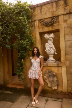 Date Night Dresses|Brunch Dresses>Hello Molly Sunkissed Garden Mini Dress