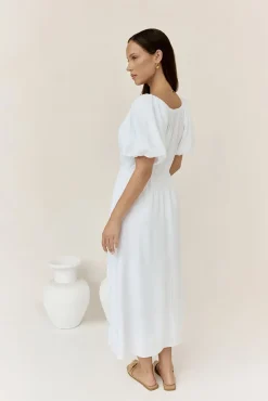 Spring Break Dresses|Date Night Dresses>Hello Molly Sunlight Maxi Dress White