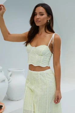 Skirt And Top Sets>Hello Molly Sunlit Dreams Set Yellow