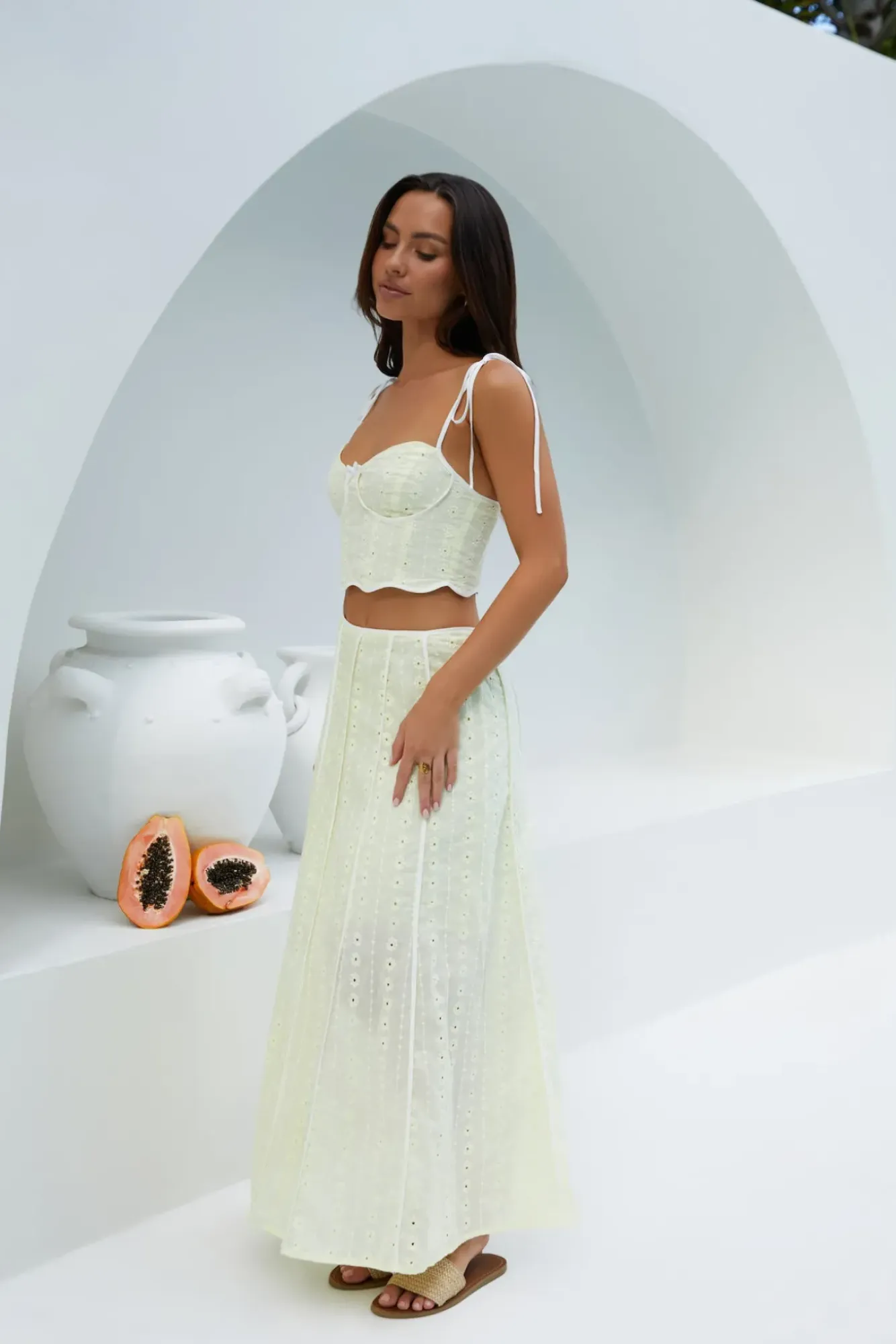 Skirt And Top Sets>Hello Molly Sunlit Dreams Set Yellow