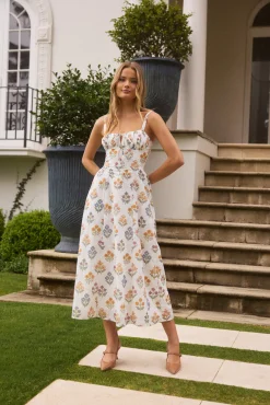 Maxi Dresses>Hello Molly Sunlit Petal Maxi Dress Print