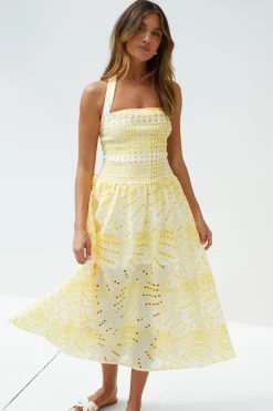 Cocktail Dresses|Brunch Dresses>Hello Molly Sunlit Shores Maxi Dress