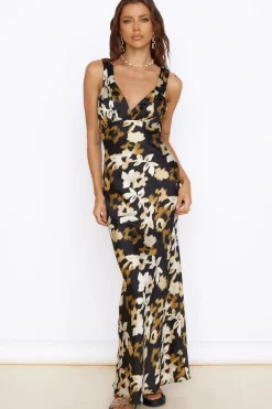 Wedding Guest Dresses|Cocktail Dresses>Hello Molly Sunny Days Ahead Maxi Dress Black
