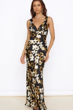 Wedding Guest Dresses|Cocktail Dresses>Hello Molly Sunny Days Ahead Maxi Dress Black