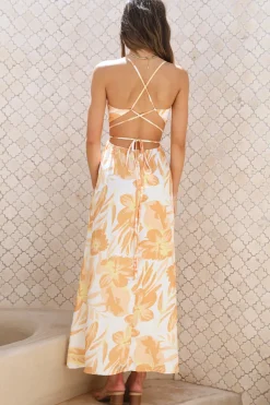 Vacation Dresses|Summer Dresses>Hello Molly Sunny Days Maxi Dress Yellow
