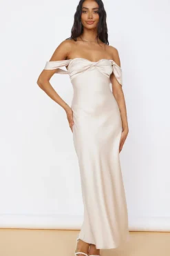 Wedding Guest Dresses|Formal Dresses>Hello Molly Sunny Reflections Maxi Dress Champagne