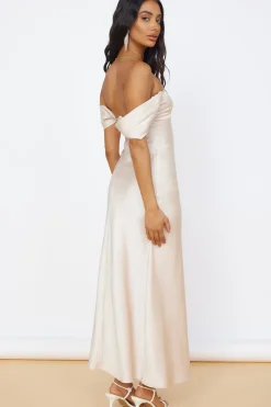 Wedding Guest Dresses|Formal Dresses>Hello Molly Sunny Reflections Maxi Dress Champagne