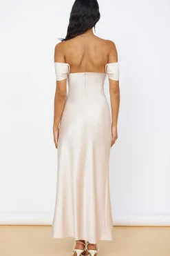 Wedding Guest Dresses|Formal Dresses>Hello Molly Sunny Reflections Maxi Dress Champagne