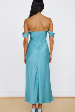 Wedding Guest Dresses|Formal Dresses>Hello Molly Sunny Reflections Maxi Dress Turquoise