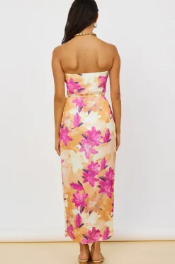 Cropped>Hello Molly Sun On My Shoulder Crop Top Floral