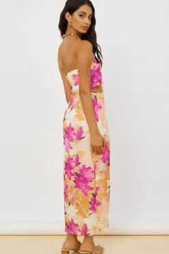 Skirts|Skirt And Top Sets>Hello Molly Sun On My Shoulder Maxi Skirt Floral