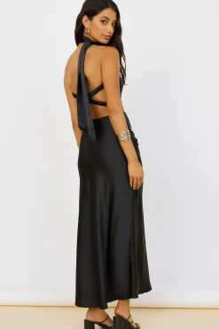 Skirts|Skirt And Top Sets>Hello Molly Sunset and Vine Maxi Skirt Black