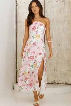 Midi Dresses>Hello Molly Sunset Dahlia Midi Dress Floral