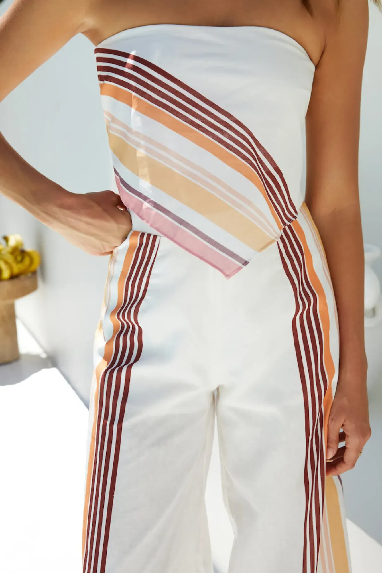 Two-Piece Pants Set>Hello Molly Sunset Harmony Set Orange