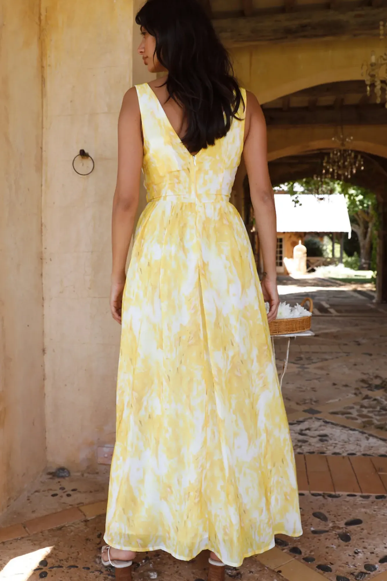 Cocktail Dresses|Bump Friendly>Hello Molly Super Solar Maxi Dress Yellow