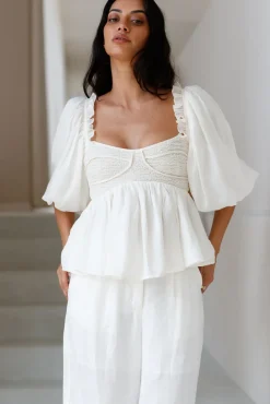 Cropped>SOFIE THE LABEL Sweet Alibi Top Natural