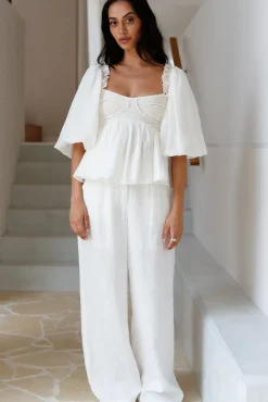 Cropped>SOFIE THE LABEL Sweet Alibi Top Natural