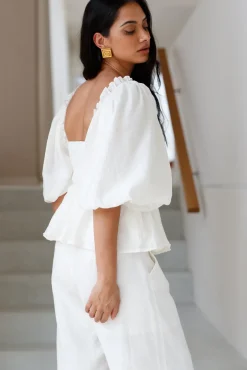 Cropped>SOFIE THE LABEL Sweet Alibi Top Natural