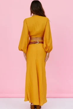 Skirts|Skirt And Top Sets>Hello Molly Sweet Aurelia Maxi Skirt Orange