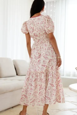 Vacation Dresses|Bump Friendly>SOFIE THE LABEL Sweet Awakening Maxi Dress Red