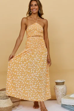 Wedding Guest Dresses|Spring Break Dresses>Hello Molly Sweet Citrus Maxi Dress