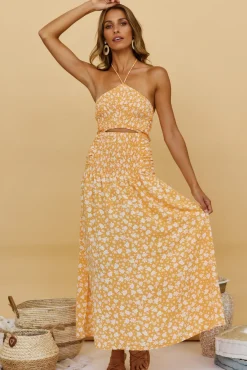 Wedding Guest Dresses|Spring Break Dresses>Hello Molly Sweet Citrus Maxi Dress