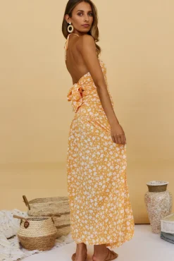 Wedding Guest Dresses|Spring Break Dresses>Hello Molly Sweet Citrus Maxi Dress