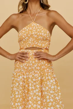 Wedding Guest Dresses|Spring Break Dresses>Hello Molly Sweet Citrus Maxi Dress