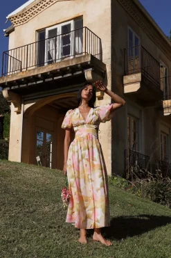 Bump Friendly|Flowy Dresses>Hello Molly Sweet Darling Maxi Dress Multi