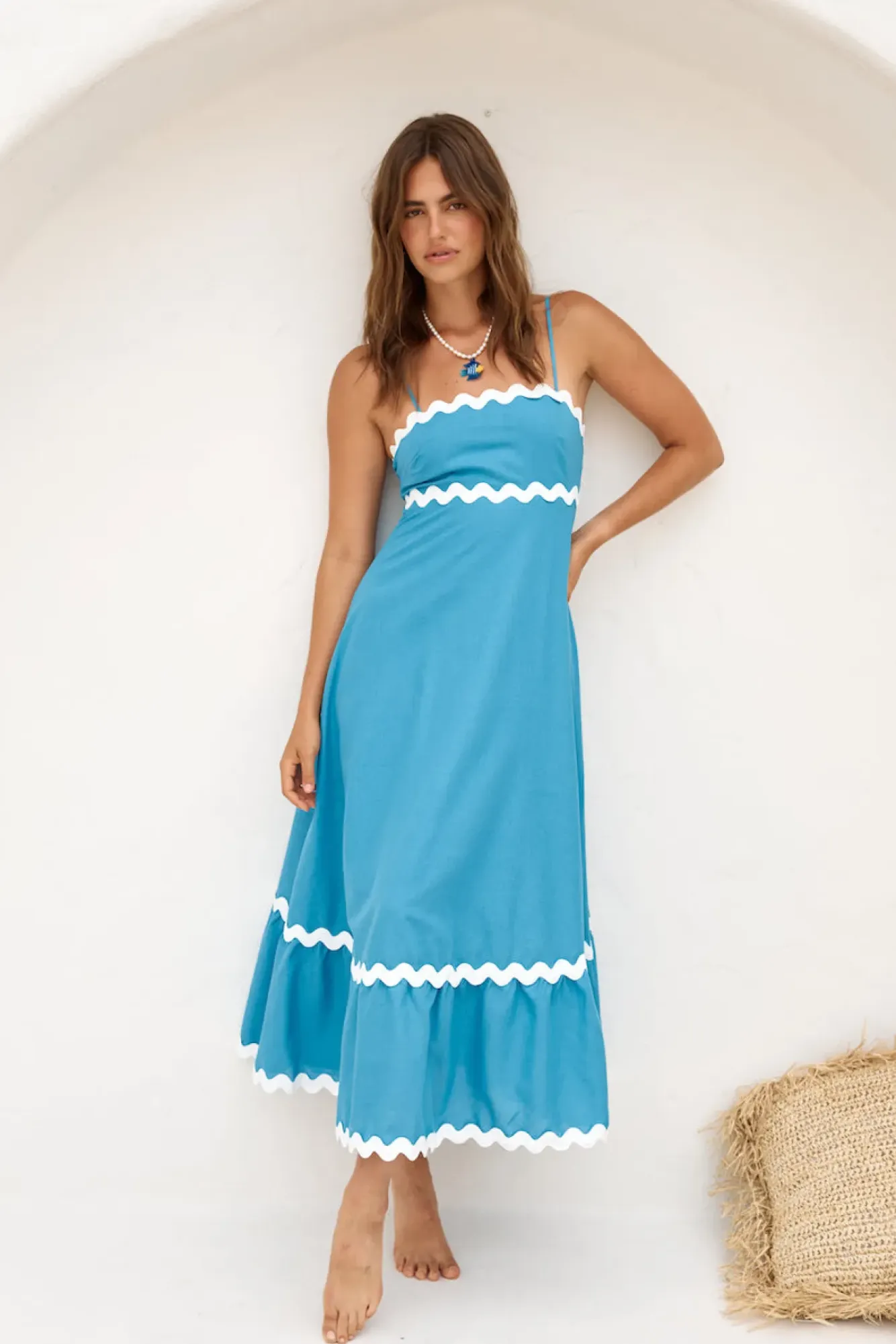 Vacation Dresses|Spring Break Dresses>Hello Molly Sweet Devotion Maxi Dress Blue