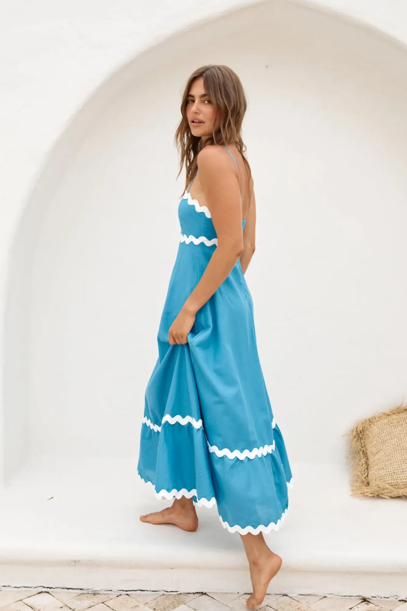Vacation Dresses|Spring Break Dresses>Hello Molly Sweet Devotion Maxi Dress Blue