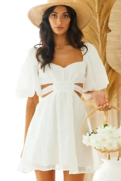 Vacation Dresses|Spring Break Dresses>Hello Molly Sweet Fondant Dress White