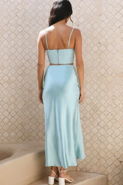 Skirts|Skirt And Top Sets>Hello Molly Sweet Haven Maxi Skirt Blue