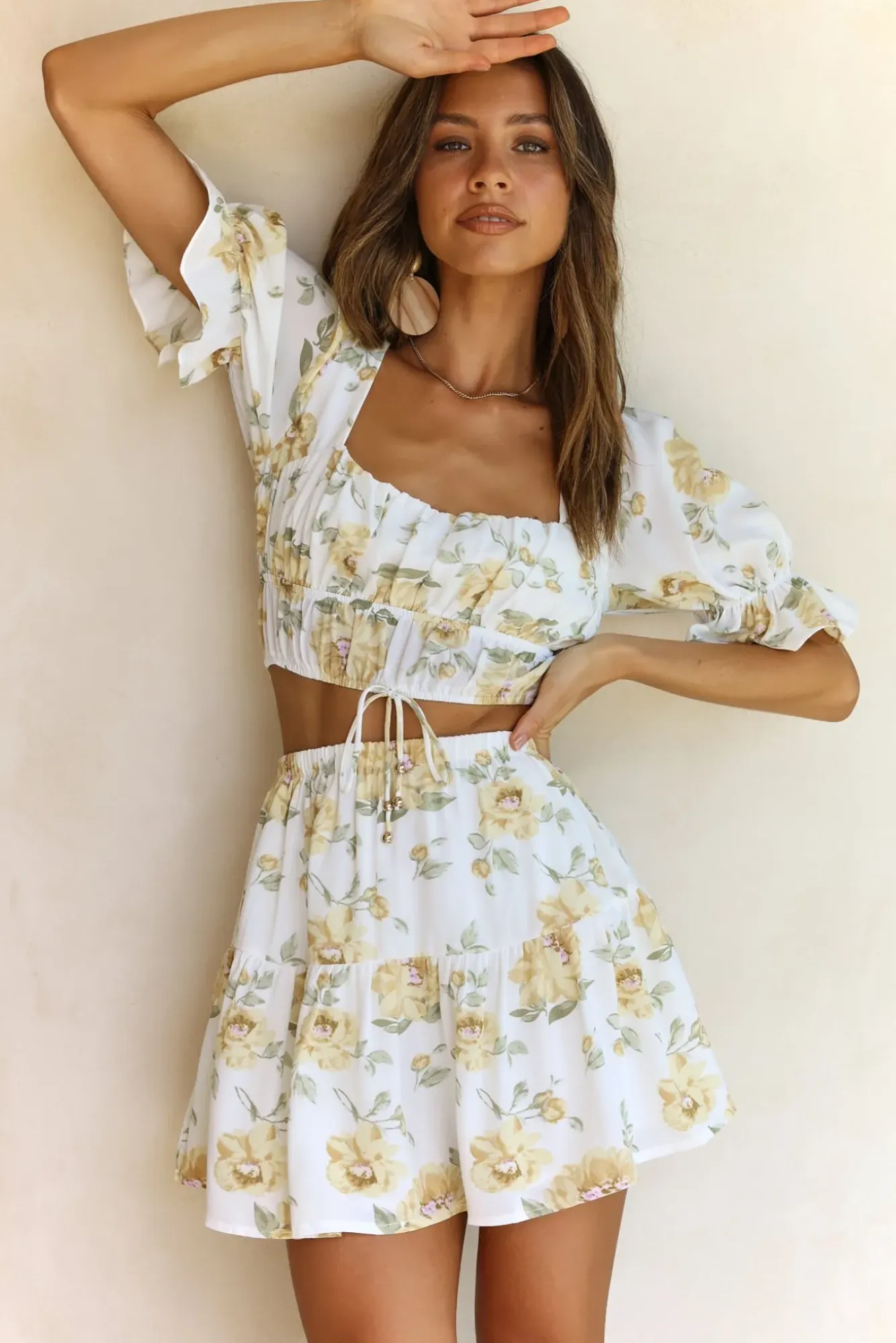 Skirt And Top Sets>Hello Molly Sweet Honeysuckle Skirt