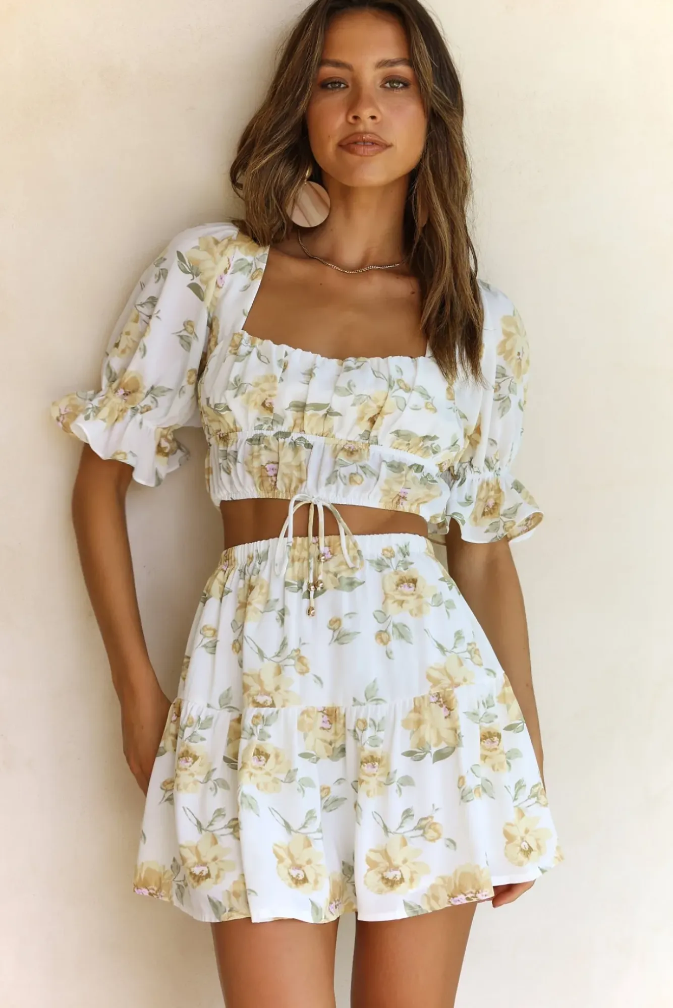 Skirt And Top Sets>Hello Molly Sweet Honeysuckle Skirt