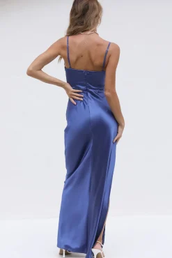 Wedding Guest Dresses|Cocktail Dresses>Hello Molly Sweet Nothing Maxi Dress Blue