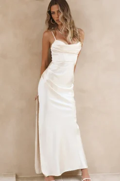 Wedding Guest Dresses|Cocktail Dresses>Hello Molly Sweet Nothing Maxi Dress White
