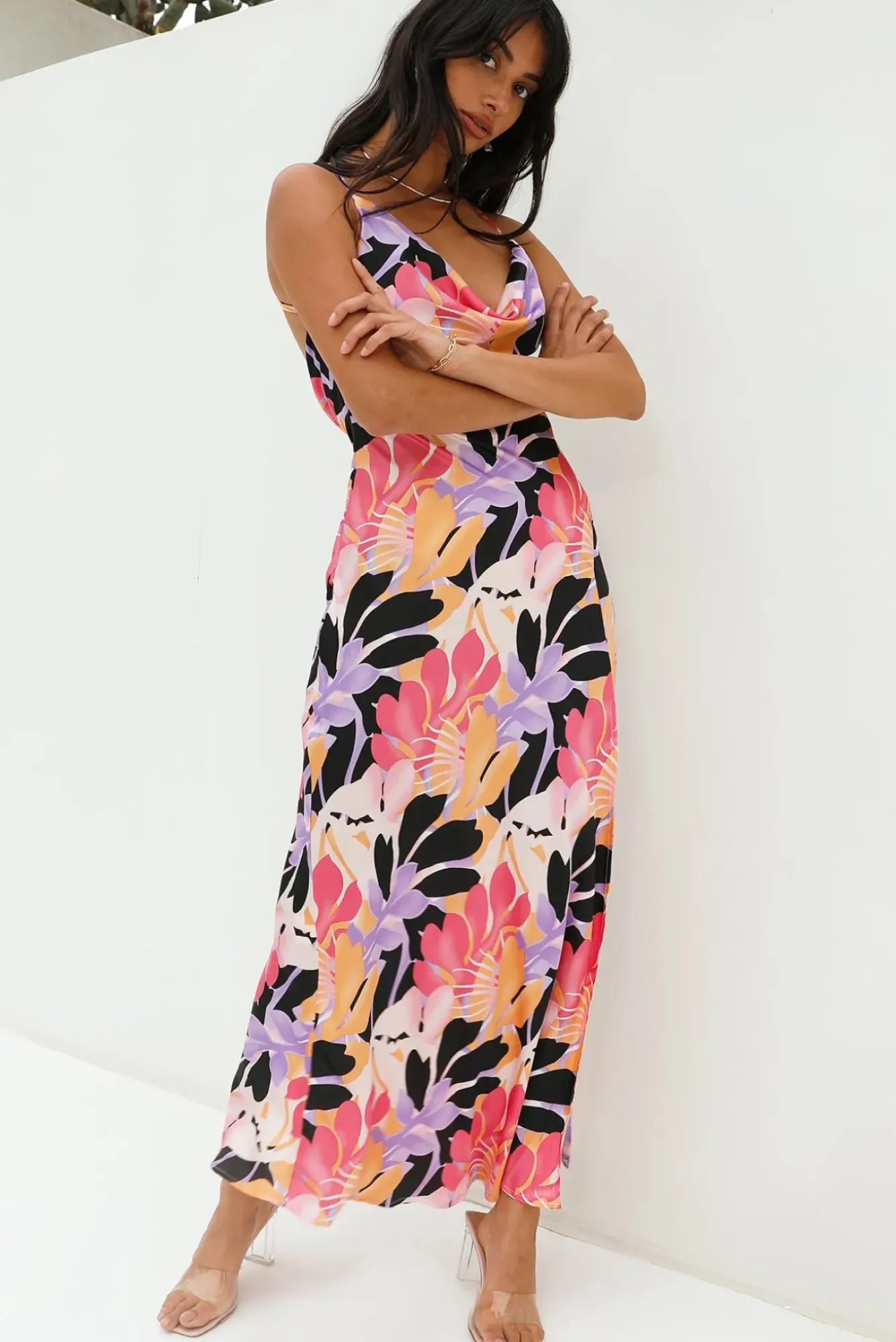 Cocktail Dresses|Brunch Dresses>Hello Molly Sweet Summer Air Maxi Dress Multi