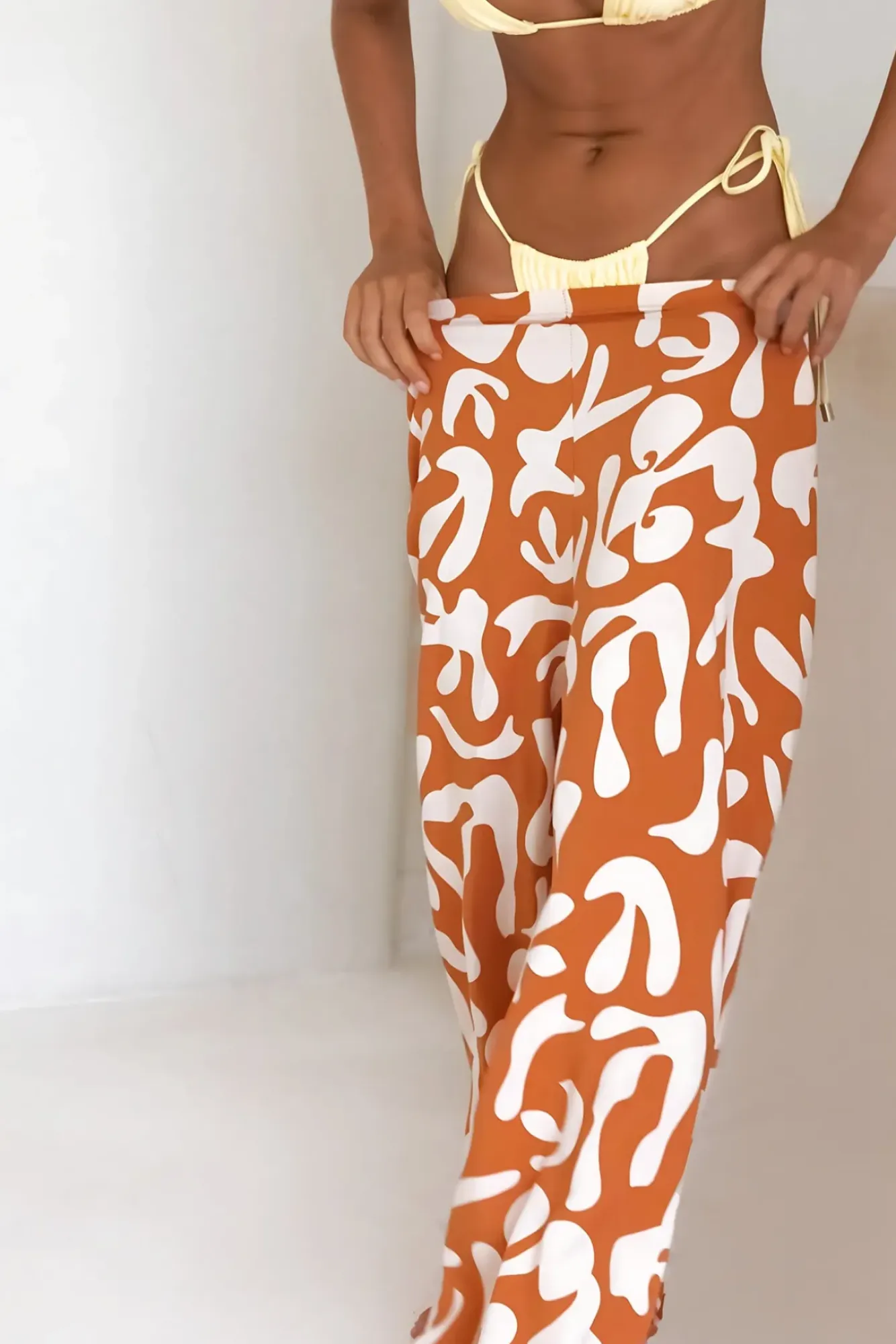 Two-Piece Pants Set>Hello Molly Sweet Sunbeam Set Rust