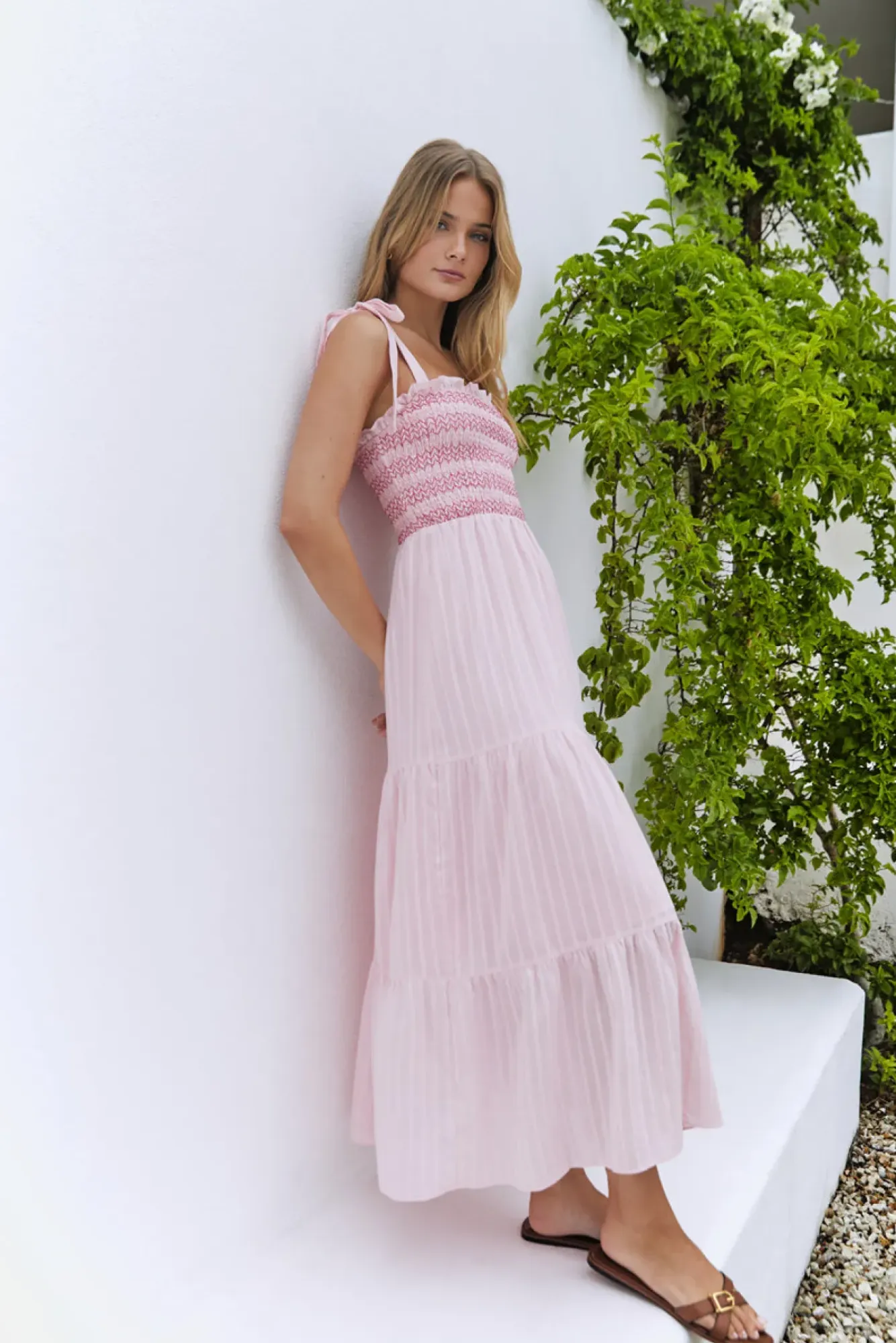 Wedding Guest Dresses|Cocktail Dresses>Hello Molly Sweet Whispers Maxi Dress Pink