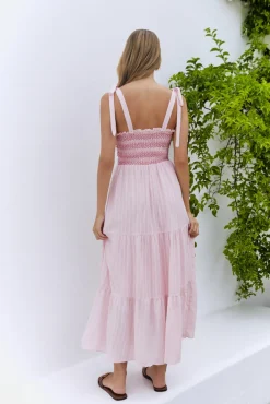 Wedding Guest Dresses|Cocktail Dresses>Hello Molly Sweet Whispers Maxi Dress Pink