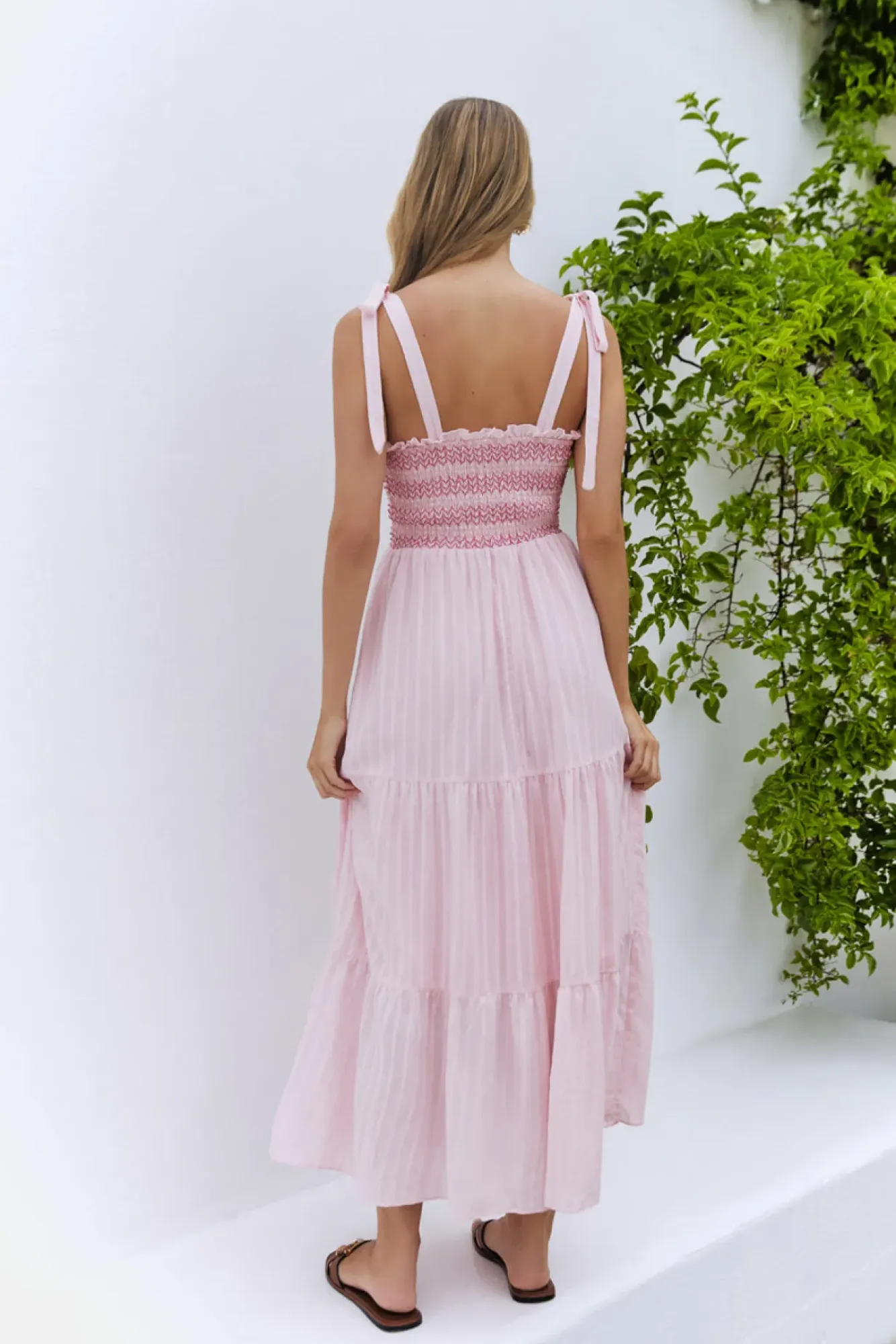 Wedding Guest Dresses|Cocktail Dresses>Hello Molly Sweet Whispers Maxi Dress Pink