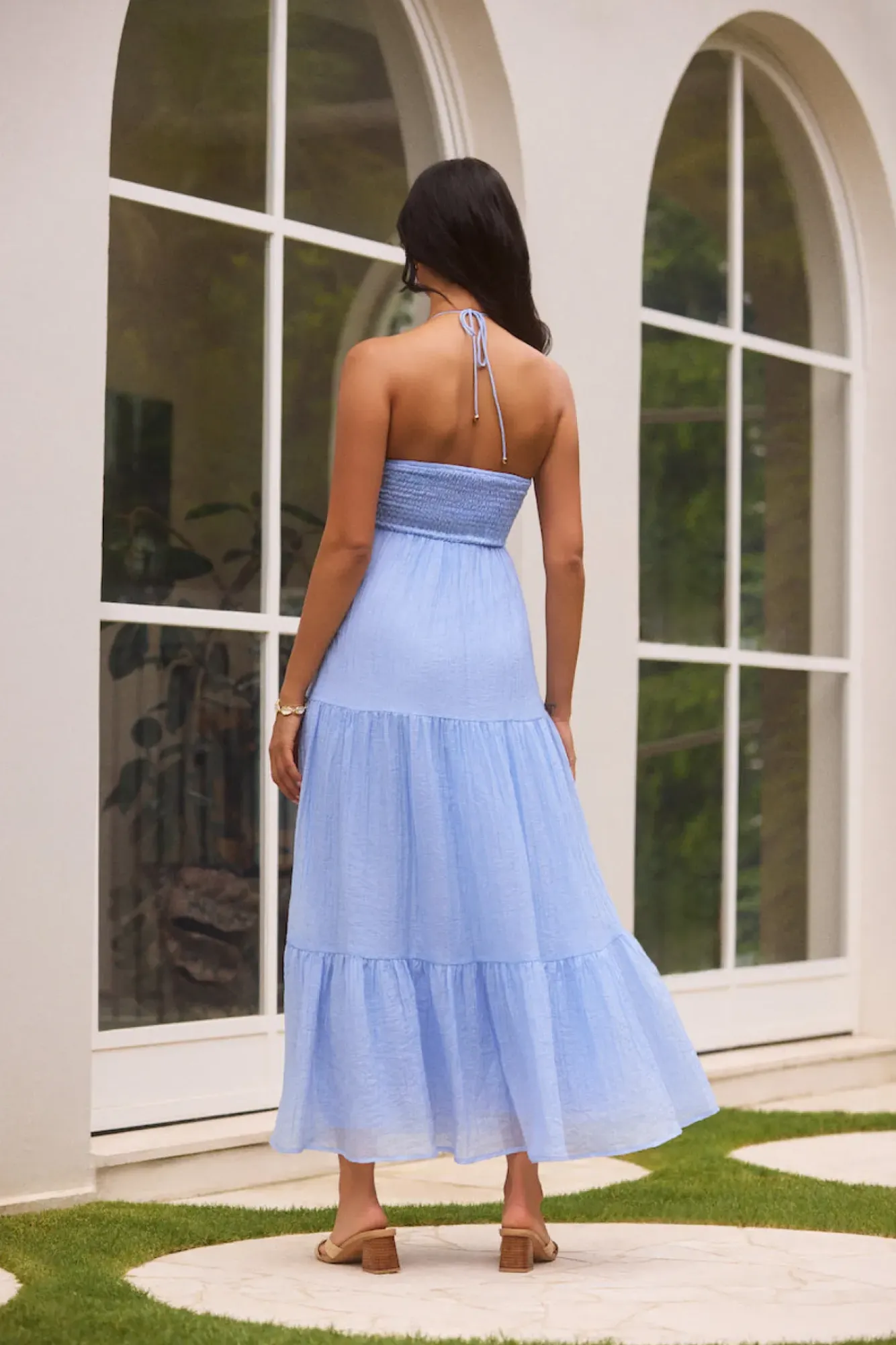 Vacation Dresses|Brunch Dresses>Hello Molly Swift You Away Maxi Dress Blue