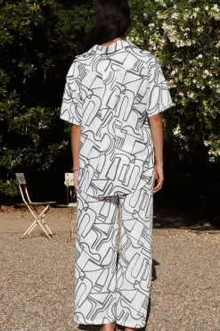 Pants>Hello Molly Table For One Pants White