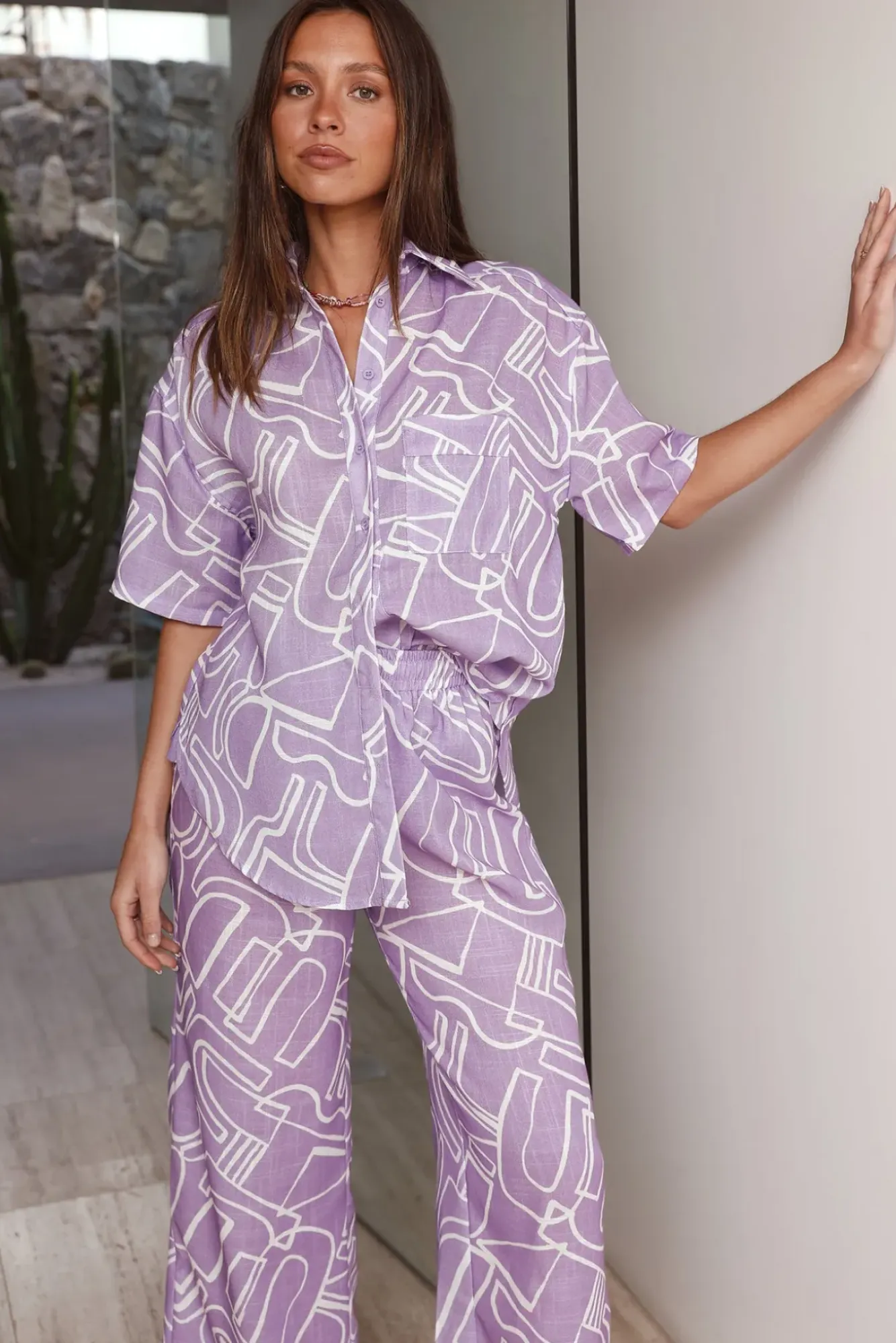 Shirts|Cropped>Hello Molly Table For One Shirt Purple